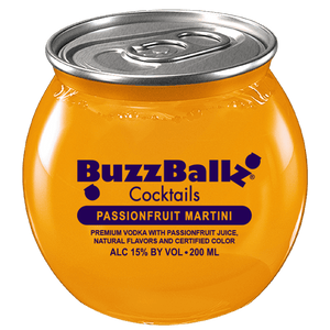 BUZZBALLZ PASSIONFRUIT MARTINI SPIRITS COCKTAIL 200ML