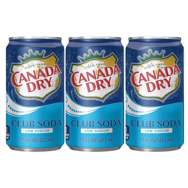 CANADA DRY MINI CLUB SODA 6PK