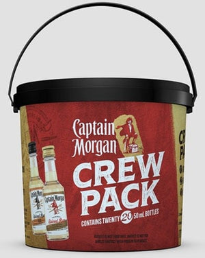 CAPTAIN MORGAN PARTY BUCKET 20 PACK 50ML