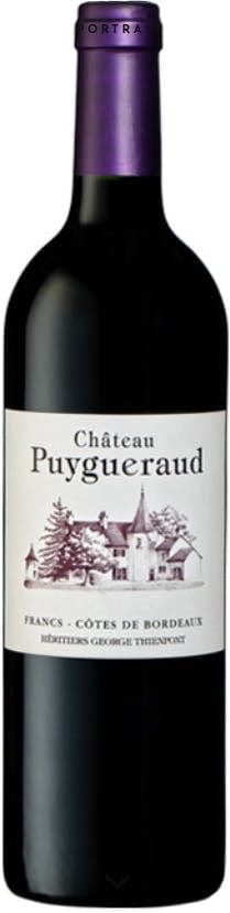 CHAT PUYGUERAUD FRANCS COTES DE BORDEAUX ROUGE 750ML