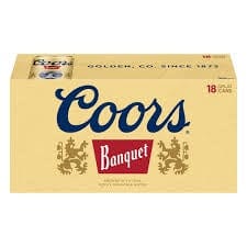 COORS BANQUET 18PK CAN