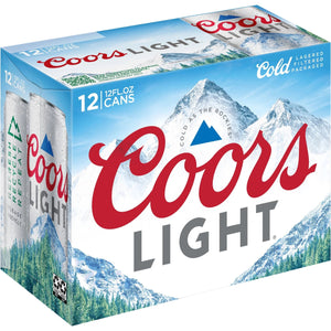 COORS LIGHT 12PK CAN