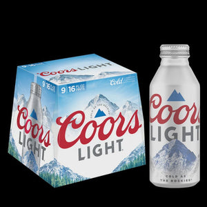 Coors Light 9pk 16oz Alum