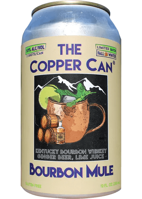 COPPER CANS BOURBON MULE 4PK