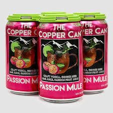 COPPER CANS PASSION FRUIT MOSCOW MULE 4PK