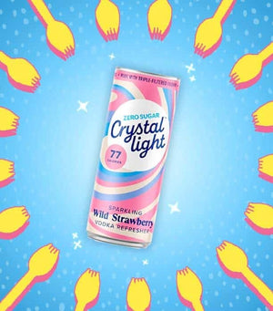 CRYSTAL LIGHT WILD STRAWBERRY 4PK