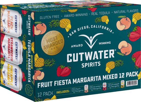 CUTWATER MARGARITA FIESTA VARIETY 12PK 12OZ