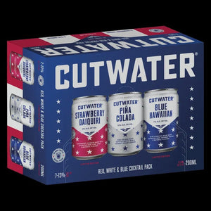 CUTWATER  RED WHITE BLUE 12PK CAN 200ML