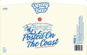 DEWEY BEER CO POSTED ON THE COAST 4PK