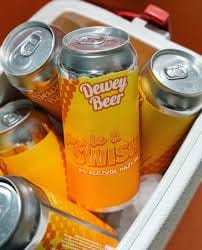 DEWEY BEER CO SINGLE & SWISHY IPA 4PK