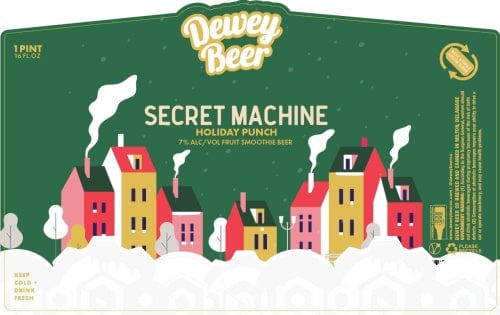 DEWEY BEER CO SM HOLIDAY PUNCH 4PK