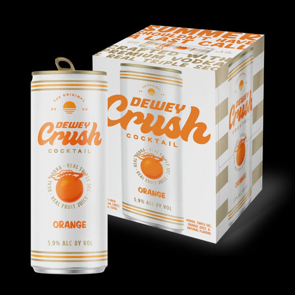 DEWEY CRUSH ORANGE 4PK  *NEW*