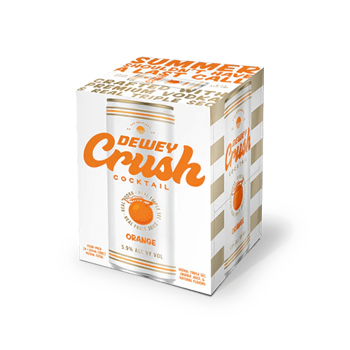 DEWEY CRUSH ORANGE 4PK  *NEW*