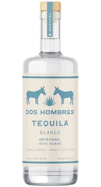 DOS HOMBRES TEQUILA BLANCO 750ML