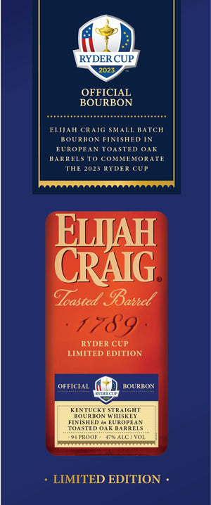 ELIJAH CRAIG 2025 RYDER CUP LIMITED EDITION 750ML
