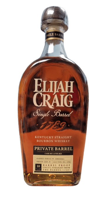 ELIJAH CRAIG BWS SINGLE BARREL "CASK ME LATER" BARREL PROOF 750ML