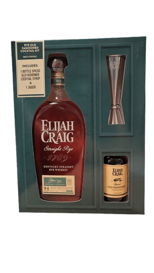 ELIJAH CRAIG RYE W/ JIGGER GIFT SET 750ML