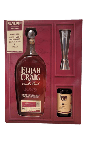 ELIJAH CRAIG SMALL BATCH BOURBON GIFT SET W/ JIGGER 750ML