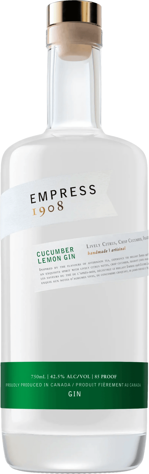 EMPRESS CUCUMBER LEMON GIN 750ML C/O Banks Wines & Spirits EMPRESS CUCUMBER LEMON GIN 750ML C/O Banks Wines & Spirits