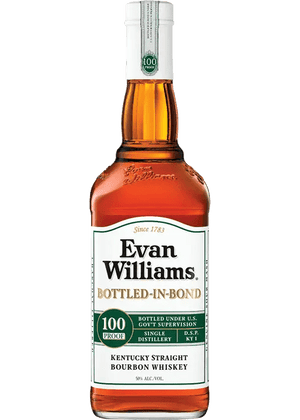 EVAN WILLIAMS BOURBON WHITE LABEL 100 P 750