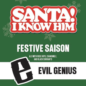 EVIL GENIUS SANTA I KNOW HIM 6PK