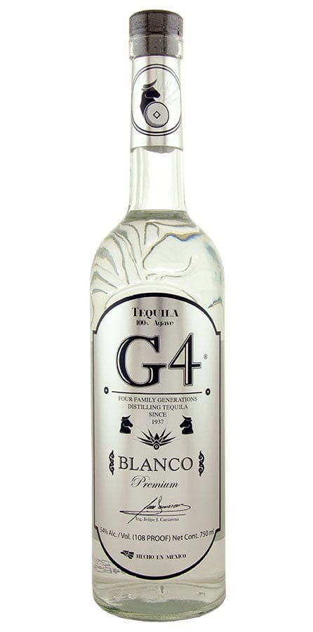 G4 TEQUILA BLANCO 108 HIGH PROOF 750ML