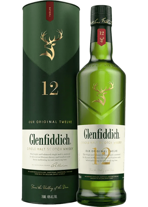 GLENFIDDICH 12YR SCOTCH 750ML