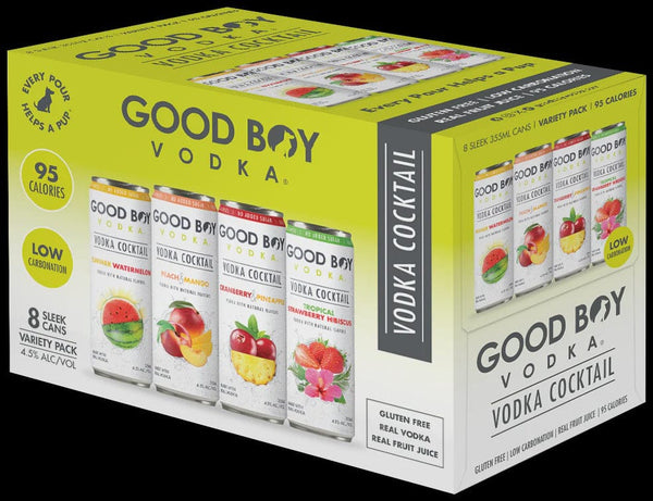 GOOD BOY VODKA COCKTAIL VARIETY