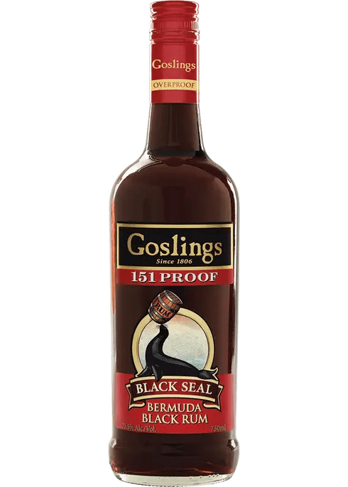 GOSLINGS BLACK SEAL RUM DARK 151 750ML