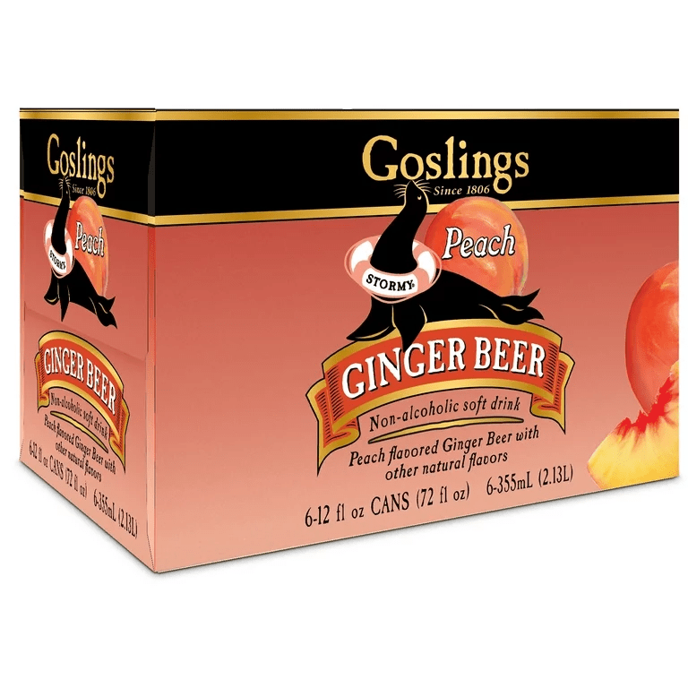GOSLINGS GINGER BEER PEACH 6PK C/O – Banks Wines & Spirits