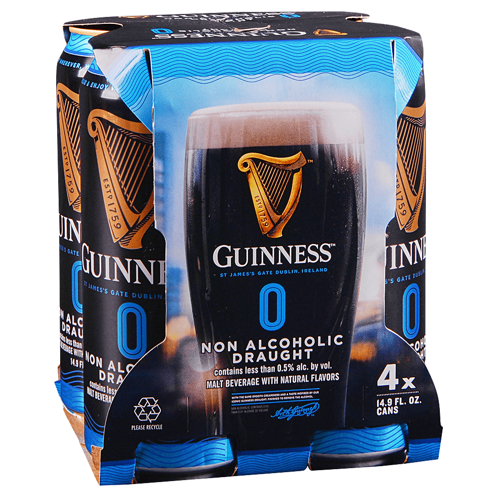 GUINNESS NON ALCOHOLIC 4PK – Banks Wines & Spirits