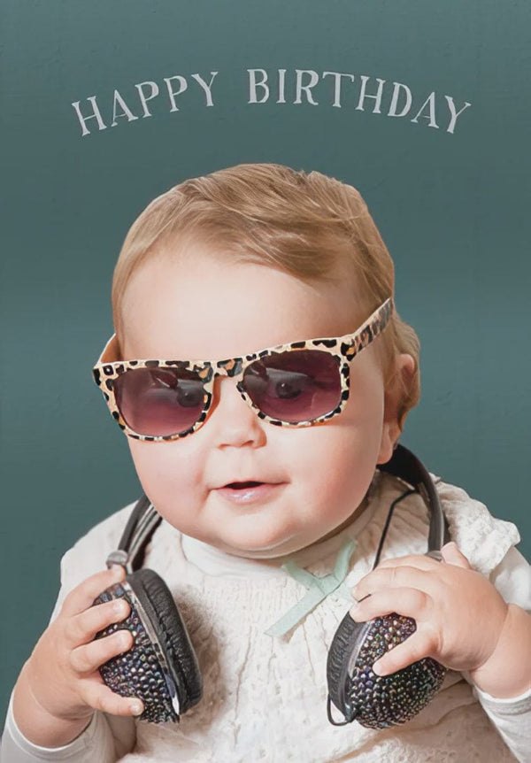 HAPPY BIRTHDAY  (BABY IN SUNGLASSES)