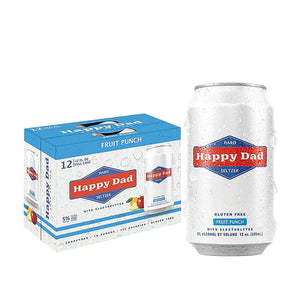 HAPPY DAD FRUIT PUNCH 12PK CAN