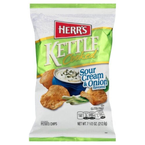 HERR'S SOUR CREAM & ONION KETTLE