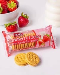 HERR'S STRAWBERRY CREAM COOKIE 8PK