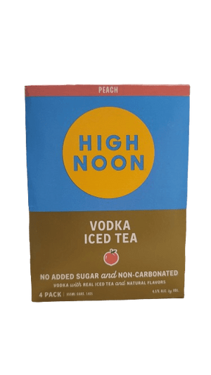 HIGH NOON PEACH ICED TEA VODKA 4PK