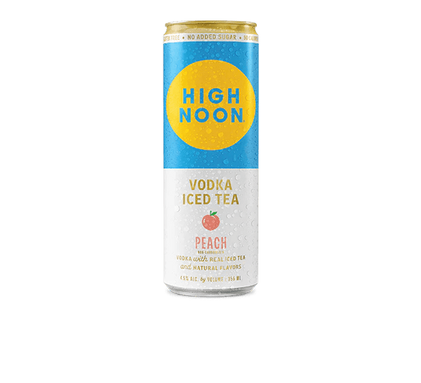 HIGH NOON PEACH ICED TEA VODKA 4PK