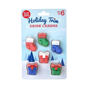 HOLIDAY TRIM DRINK CHARMS