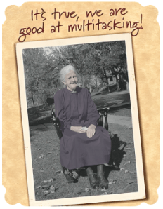 IT'S TRUE WE ARE GOOD AT MULTITASKING!