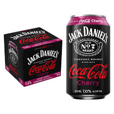 JACK DANIELS RTD CHERRY COCA COLA 4PK C/O