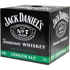 JACK DANIELS RTD JACK & GINGER 4PK