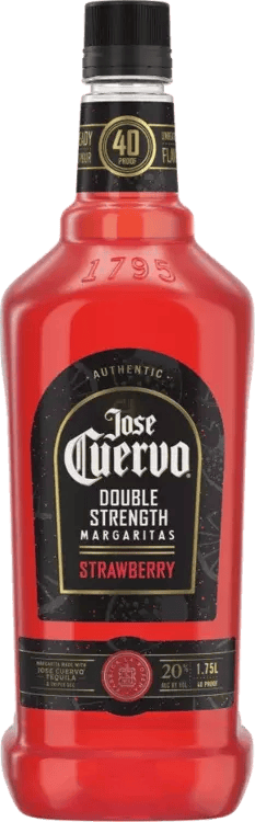 JOSE CUERVO RTD DOUBLE STRENGTH STRAWBERRY MARGARITA 1.75L