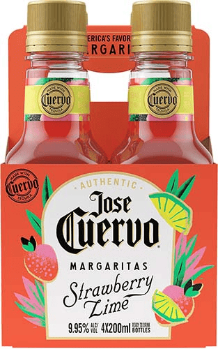 JOSE CUERVO RTD STRAWBERRY LIME MARGARITA 4PK