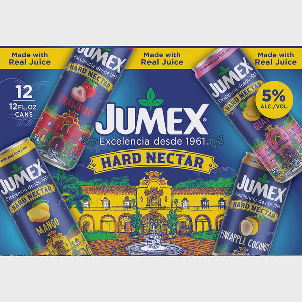 JUMEX HARD NECTAR VARIETY 12PK CAN
