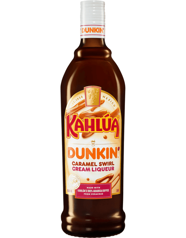 KAHLUA DUNKIN CARAMEL SWIRL CREAM LIQUEUR 750ML