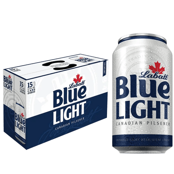 LABATT BLUE LIGHT 15PK CAN