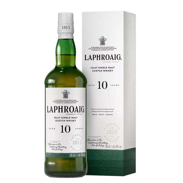 LAPHROAIG 10YR ISLAY SINGLE MALT 750ML