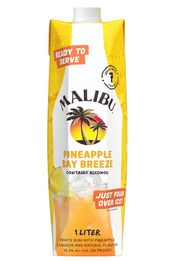 MALIBU COCKTAILS PINEAPPLE BAY BREEZE 1L