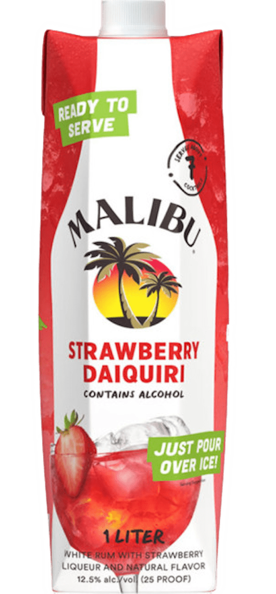 MALIBU COCKTAILS STRAWBERRY DAIQUIRI 1L