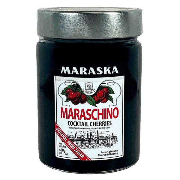 MARASKA MARASCHINO CHERRIES 14OZ